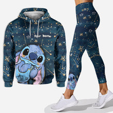 Load image into Gallery viewer, Personalized Starry Ohana Hoodie &amp; Leggings Custom Name Gift
