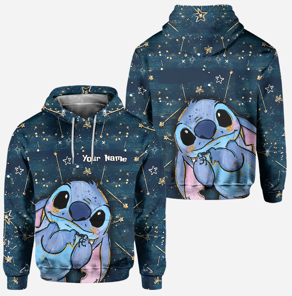 Personalized Starry Ohana Hoodie & Leggings Custom Name Gift
