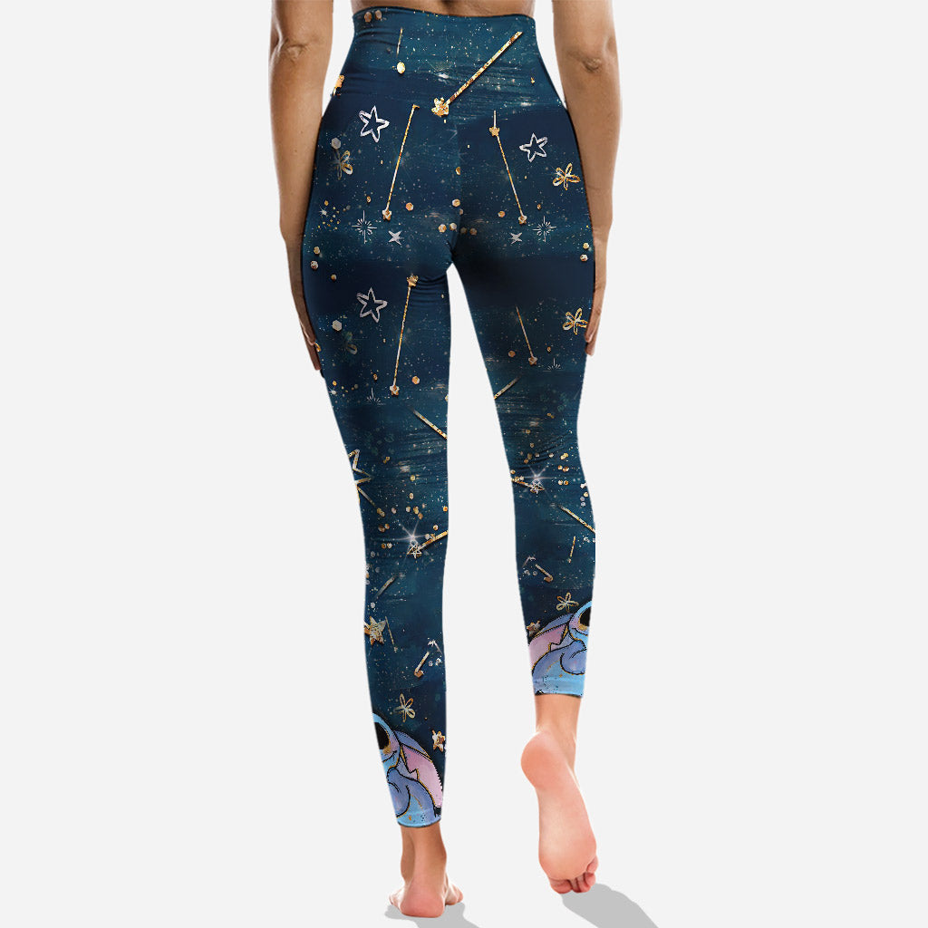 Personalized Starry Ohana Hoodie & Leggings Custom Name Gift