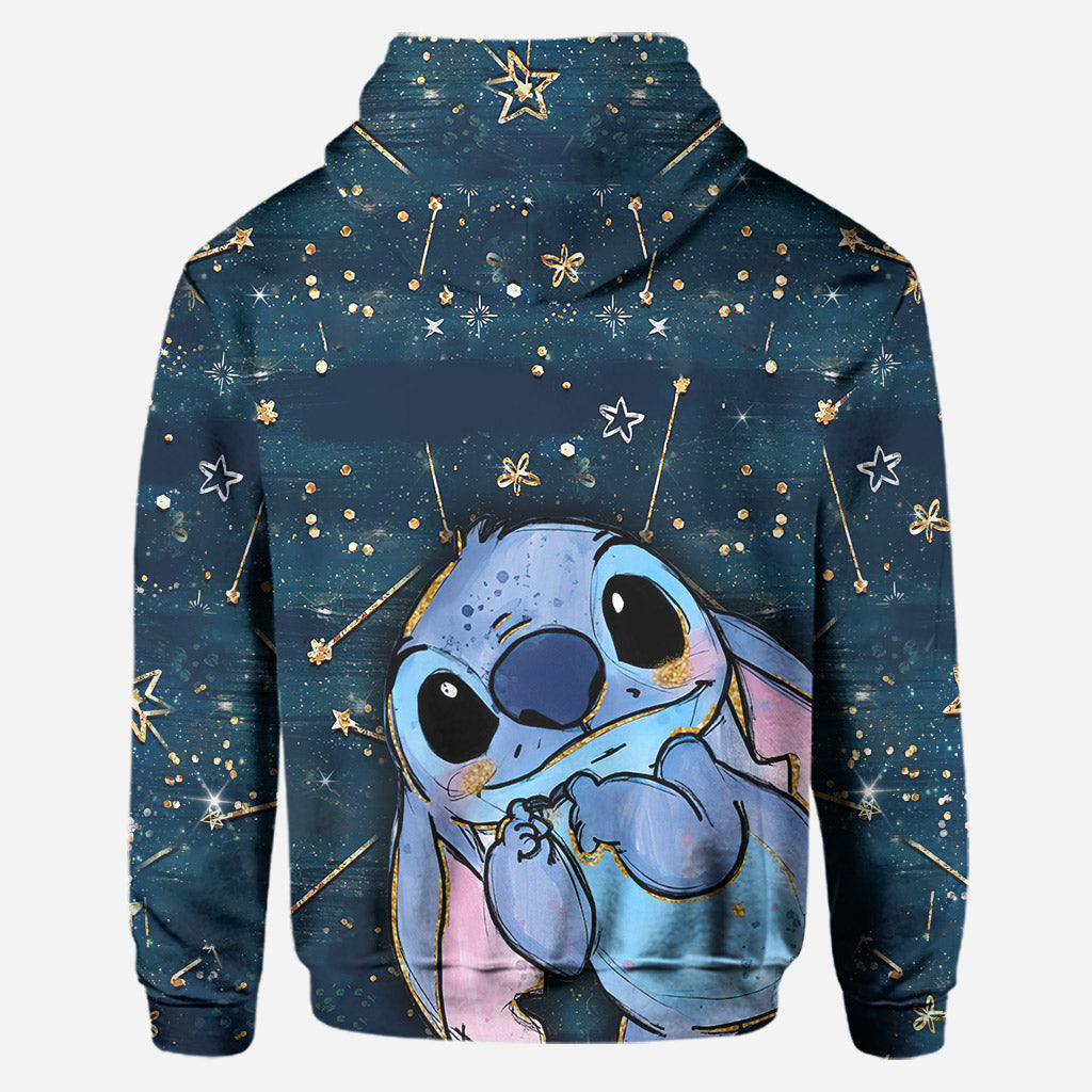 Personalized Starry Ohana Hoodie & Leggings Custom Name Gift