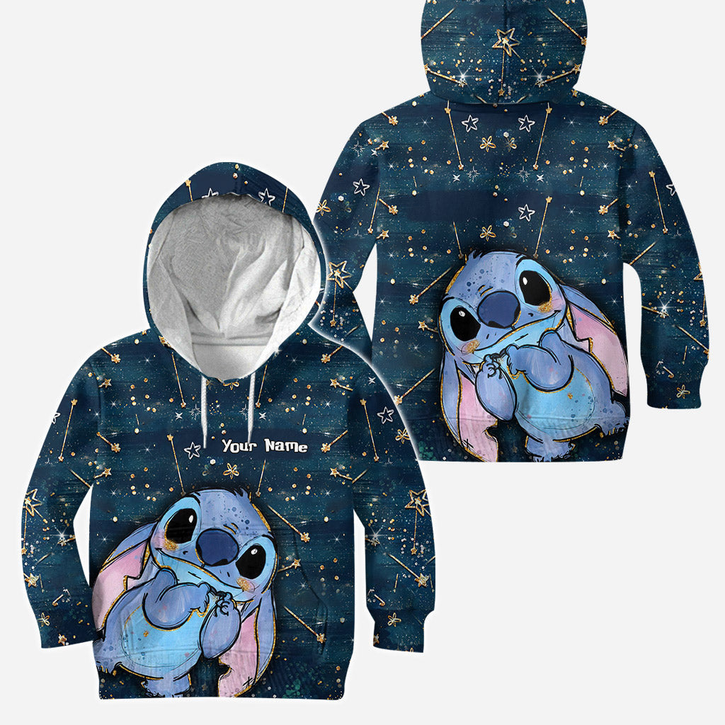 Personalized Starry Ohana Hoodie & Leggings Custom Name Gift