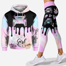 Load image into Gallery viewer, Personalized Jeep Girl Hoodie &amp; Leggings Gift for Her

