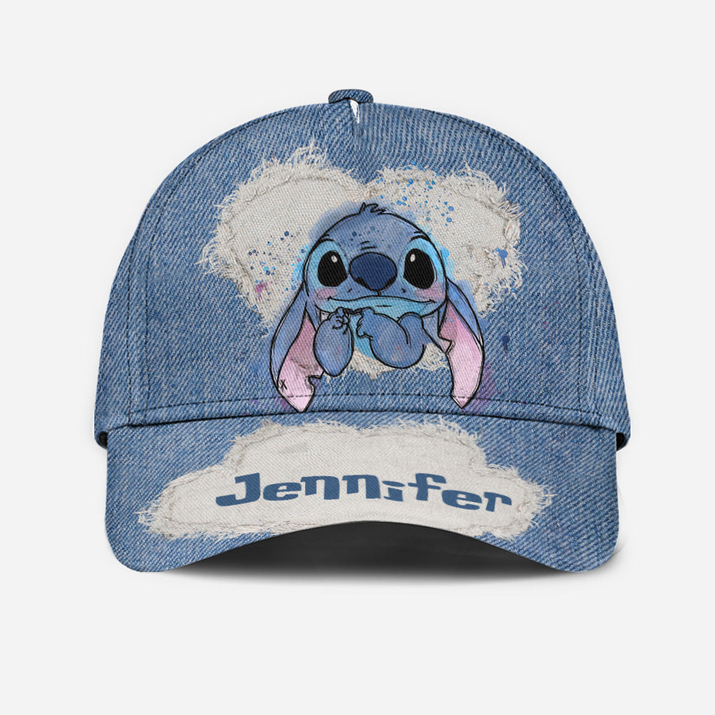 Personalized Denim Classic Cap Custom Name Gift for Birthday