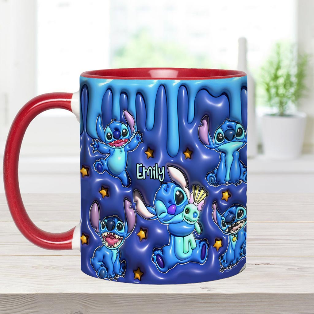 Personalized Ohana Accent Mug Custom Name Gift for Family
