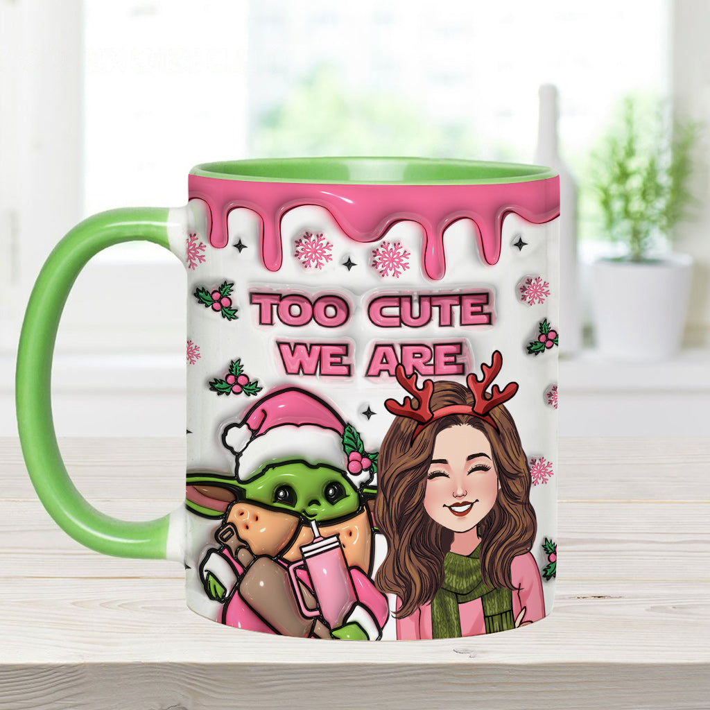 Personalized Cute Accent Mug Custom Name Gift for Mom