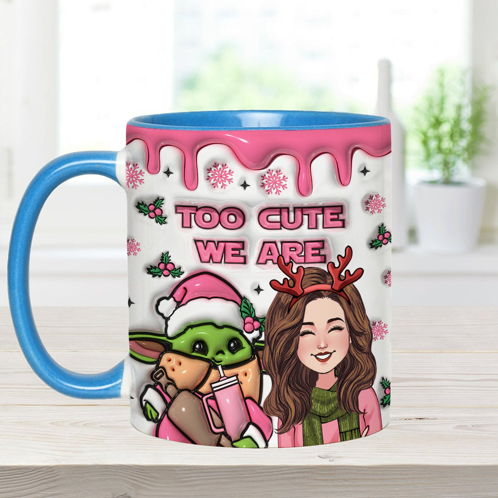 Personalized Cute Accent Mug Custom Name Gift for Mom