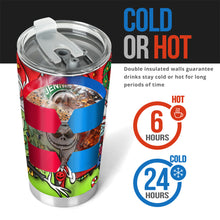 Load image into Gallery viewer, Personalized Nightmare Tumbler Custom Name Stainless Steel Gift for Halloween Christmas
