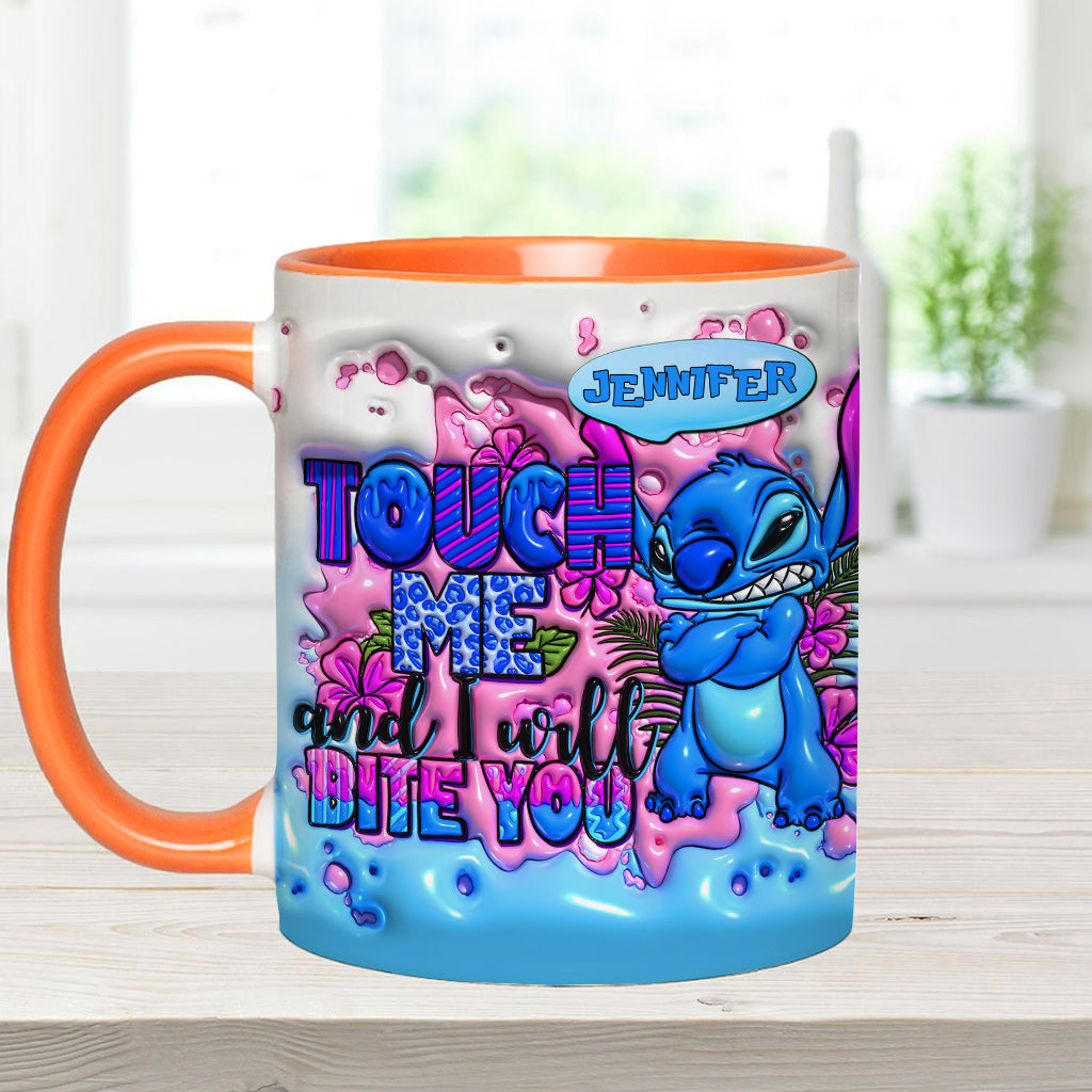 Personalized Ohana Accent Mug Custom Name Unique Gift
