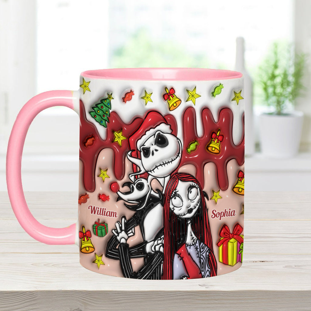 Personalized Nightmare Mug Custom Name Couples Gift Halloween Christmas