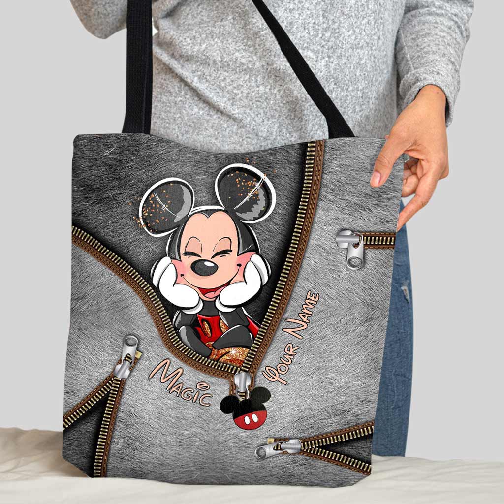 Personalized Magic Mouse Ears Tote Bag Custom Name Gift