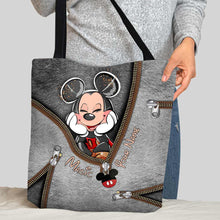 Load image into Gallery viewer, Personalized Magic Mouse Ears Tote Bag Custom Name Gift

