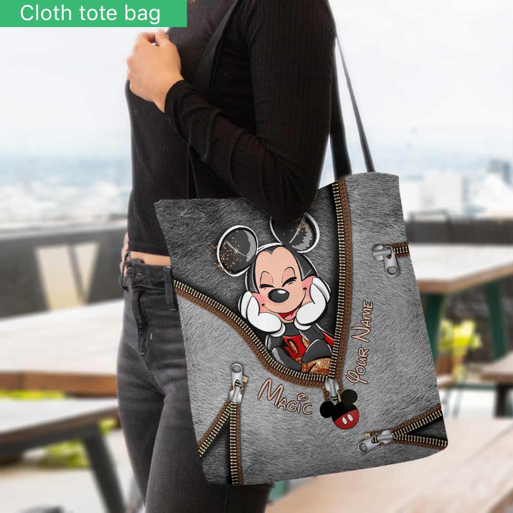 Personalized Magic Mouse Ears Tote Bag Custom Name Gift