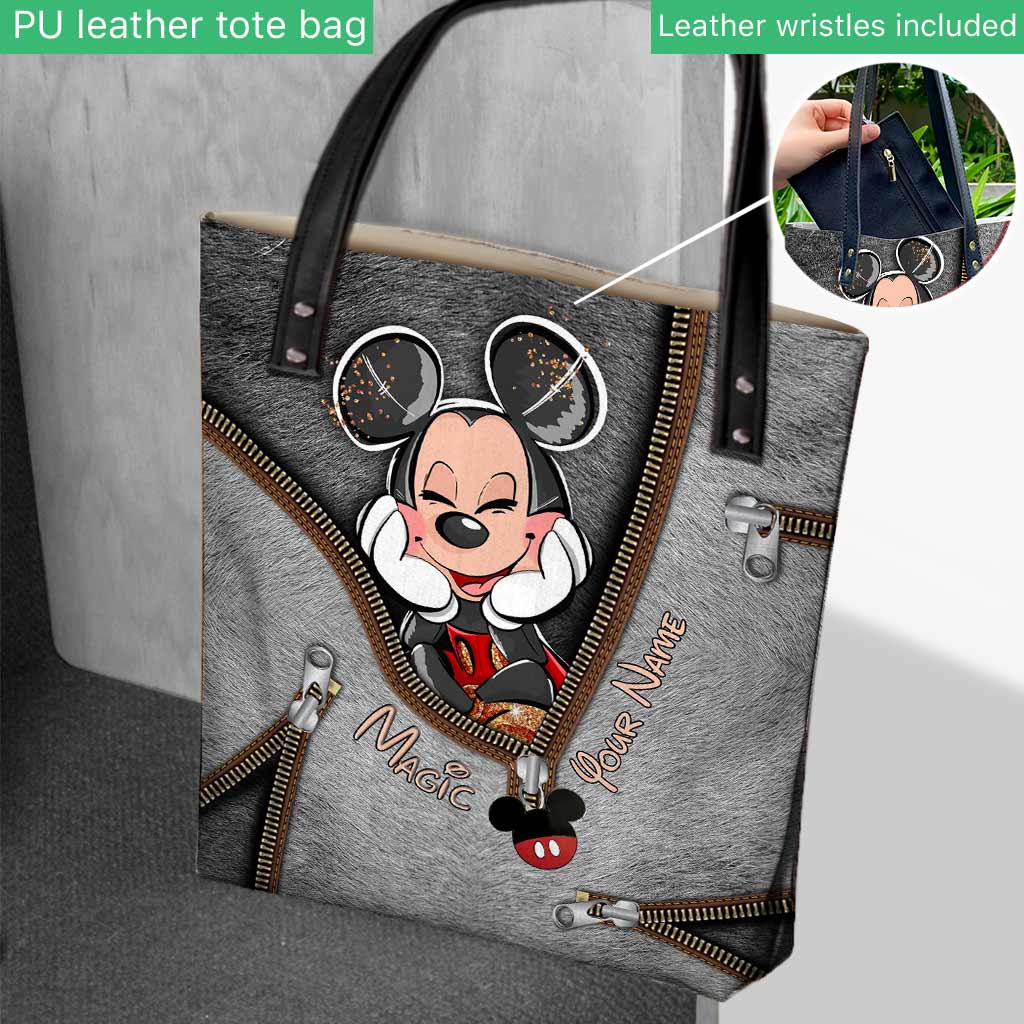Personalized Magic Mouse Ears Tote Bag Custom Name Gift
