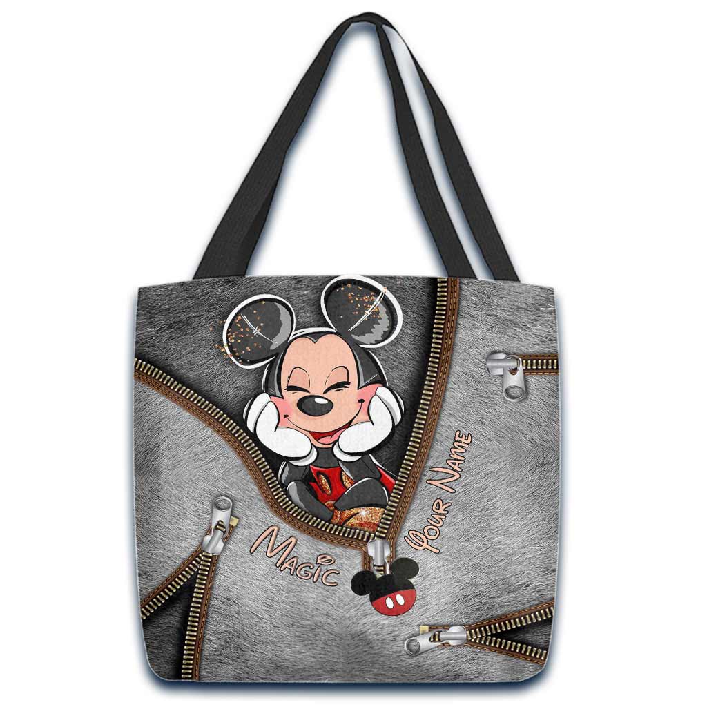 Personalized Magic Mouse Ears Tote Bag Custom Name Gift