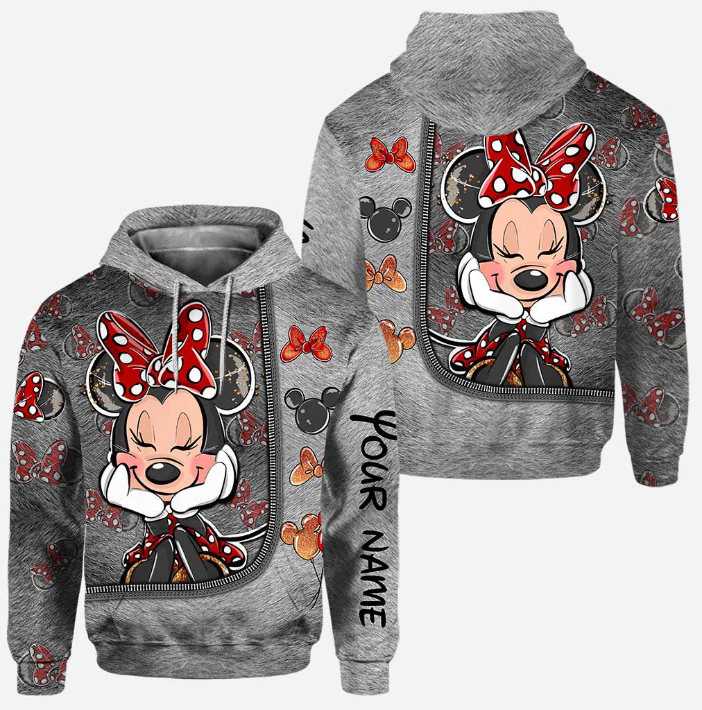Personalized Minnie Mouse Hoodie and Leggings Set for Kids