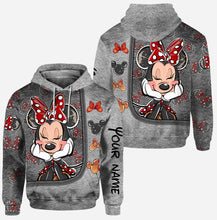 Load image into Gallery viewer, Personalized Minnie Mouse Hoodie and Leggings Set for Kids
