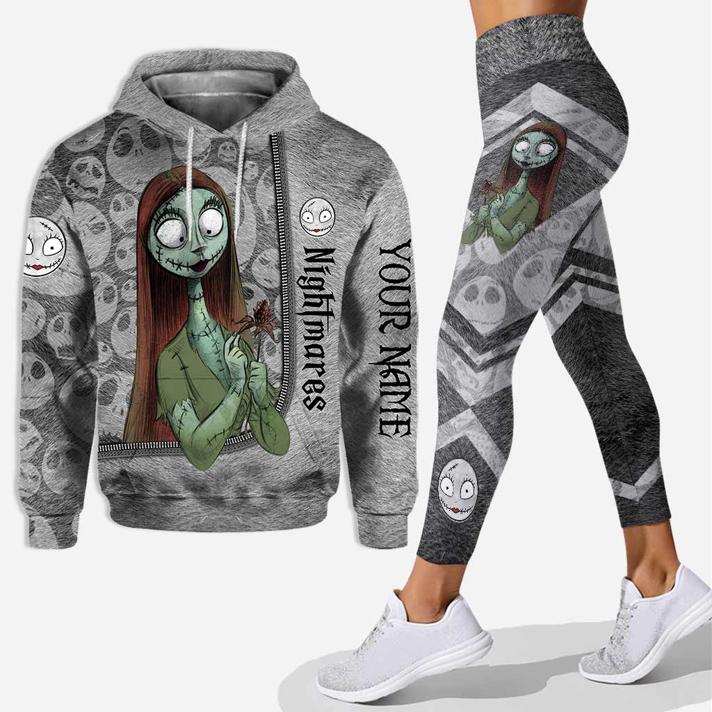 Personalized Nightmare Hoodie and Leggings Set for Halloween Gift