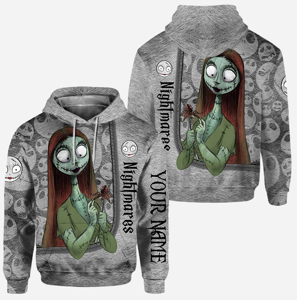 Personalized Nightmare Hoodie and Leggings Set for Halloween Gift