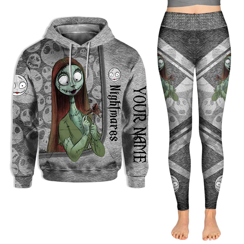 Personalized Nightmare Hoodie and Leggings Set for Halloween Gift