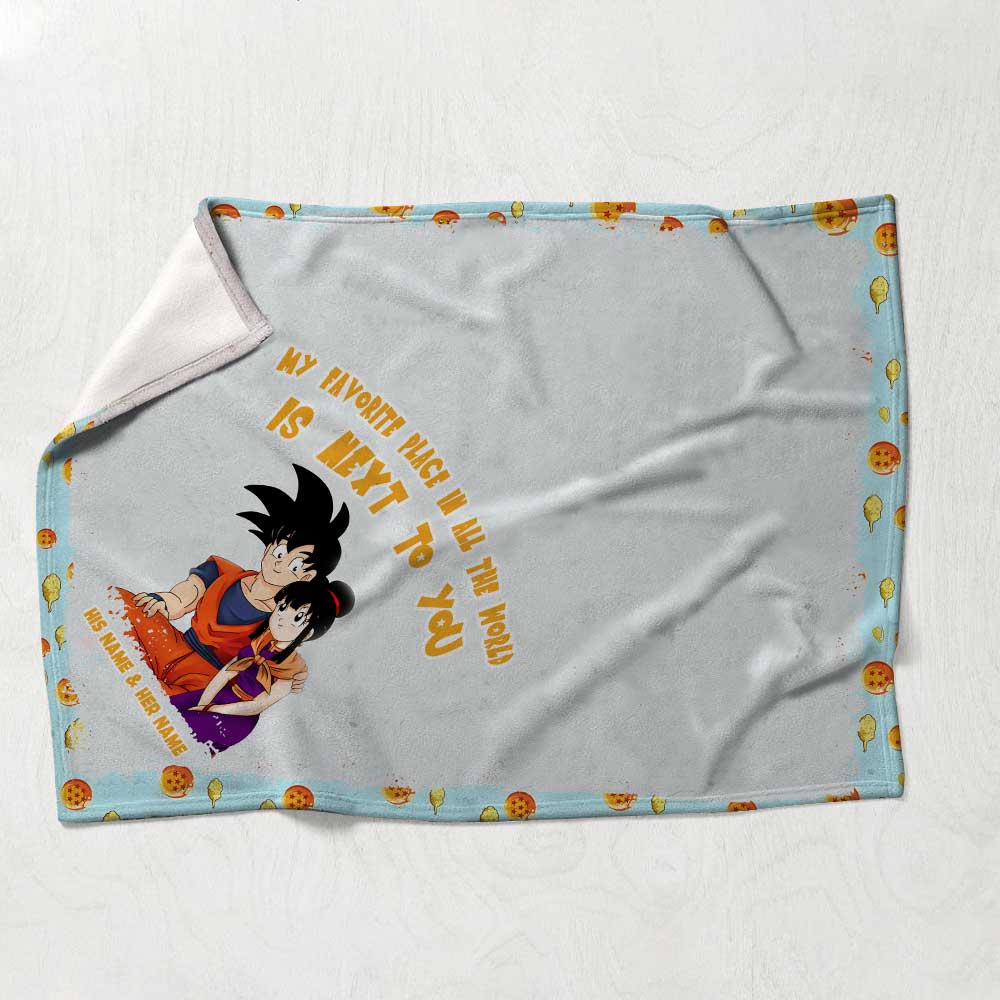 Personalized Couple Blanket Custom Text Warm Flannel Gift