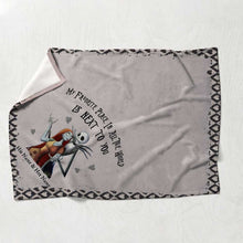 Load image into Gallery viewer, Personalized Couple Nightmare Blanket Custom Names Gift for Engagement
