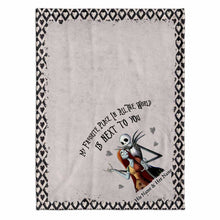 Load image into Gallery viewer, Personalized Couple Nightmare Blanket Custom Names Gift for Engagement
