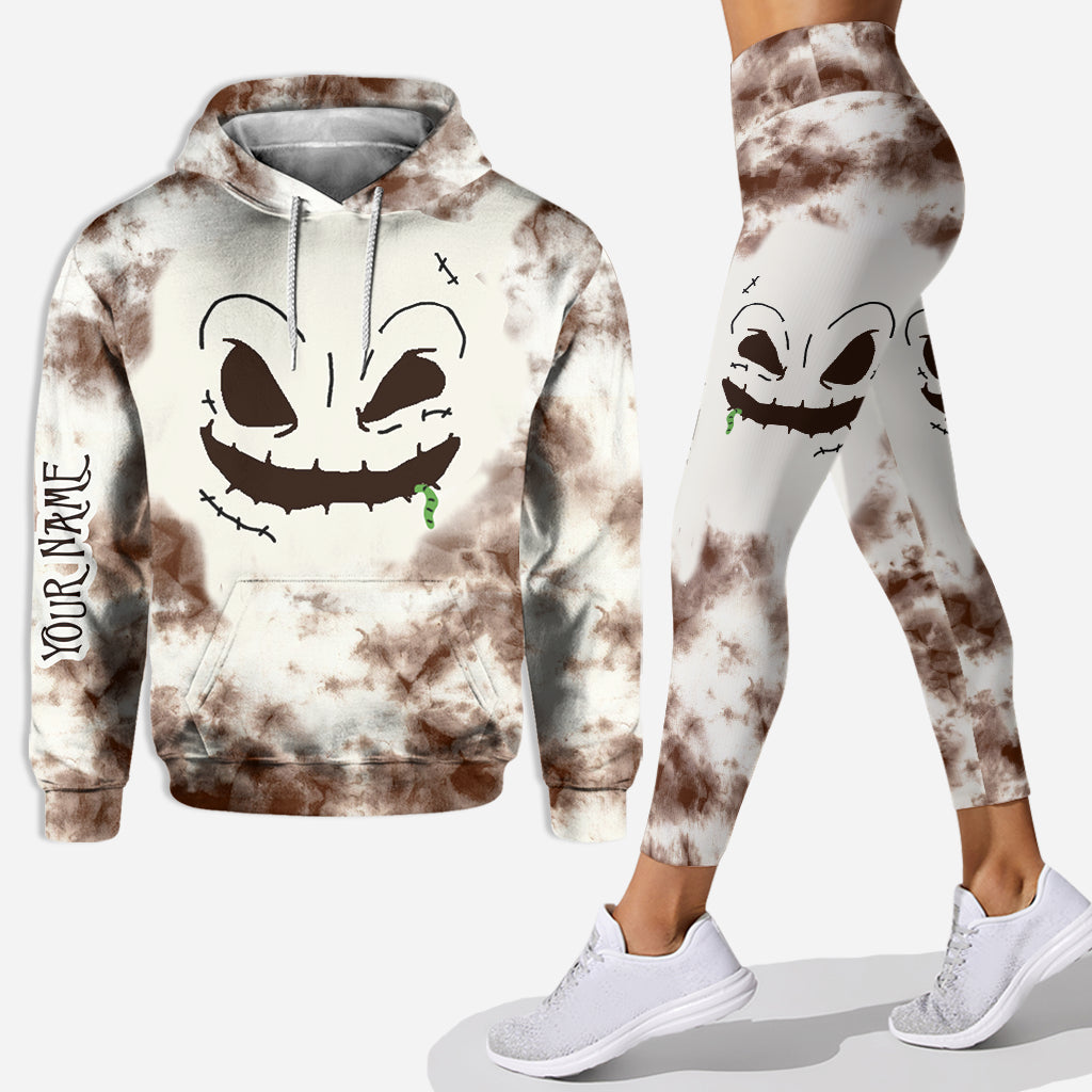 Personalized Nightmare Hoodie and Leggings Set for Halloween