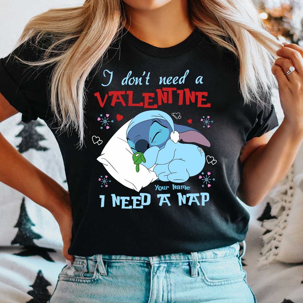 Personalized Valentine Ohana T-shirt & Hoodie Gift for Partner