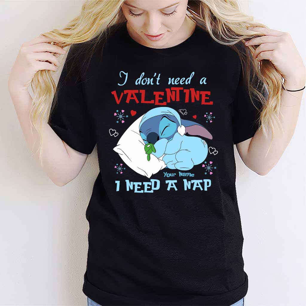 Personalized Valentine Ohana T-shirt & Hoodie Gift for Partner