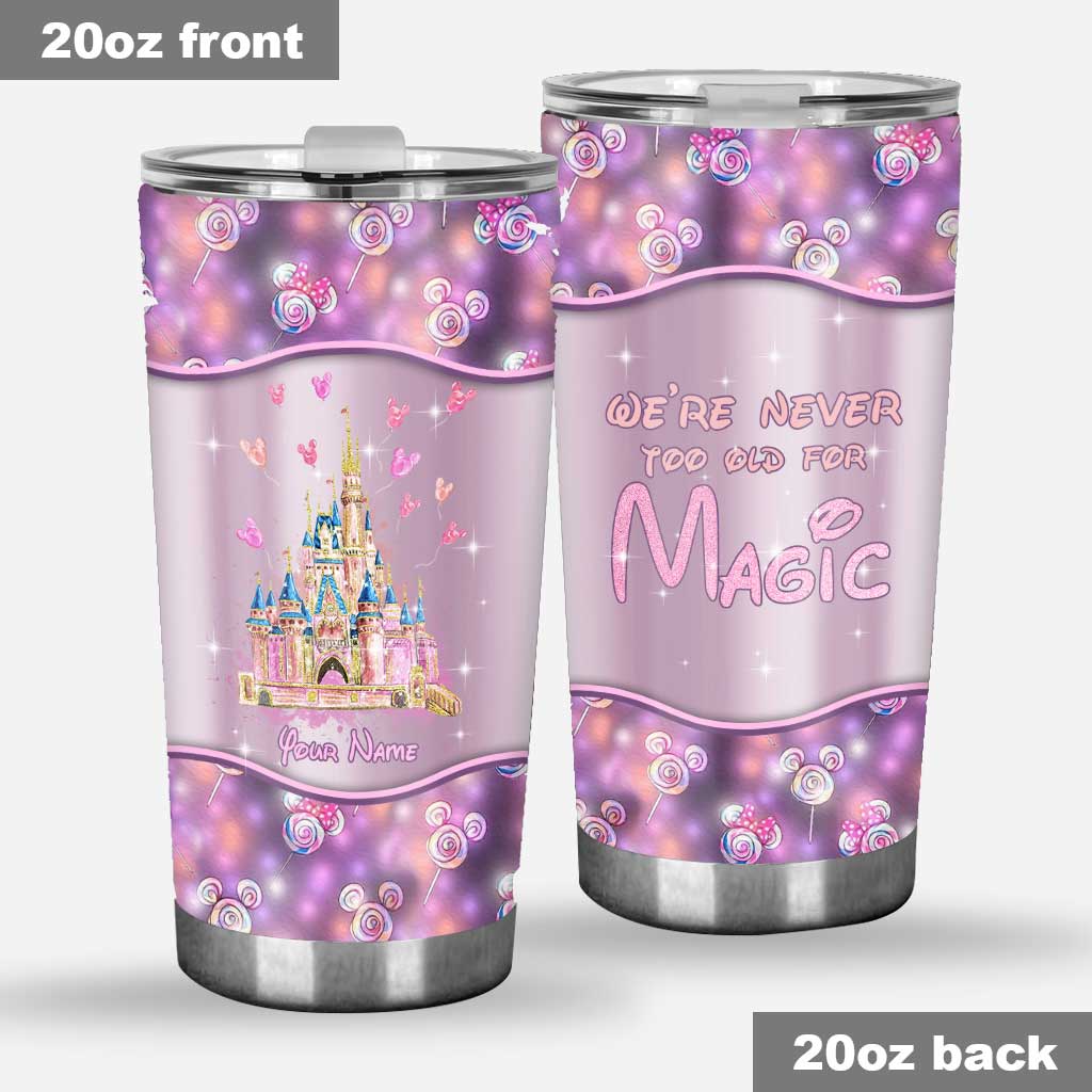 Personalized Magical Mouse Tumbler Custom Name Gift for Kids
