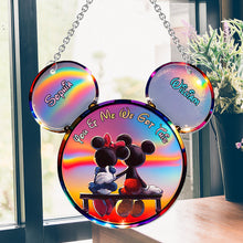Load image into Gallery viewer, Personalized Mickey Mouse Suncatcher Ornament Custom Gift for Couples
