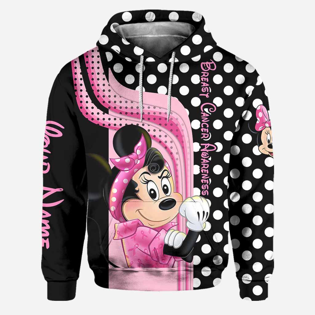 Personalized Breast Cancer Awareness Hoodie & Leggings Set for Women