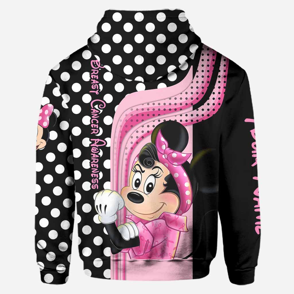 Personalized Breast Cancer Awareness Hoodie & Leggings Set for Women