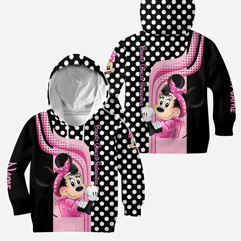 Personalized Breast Cancer Awareness Hoodie & Leggings Set for Women