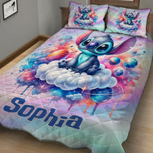 Load image into Gallery viewer, Personalized Galaxy Ohana Quilt Set Sweet Dreams Gift for Kids
