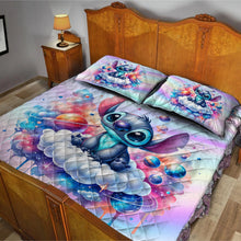 Load image into Gallery viewer, Personalized Galaxy Ohana Quilt Set Sweet Dreams Gift for Kids
