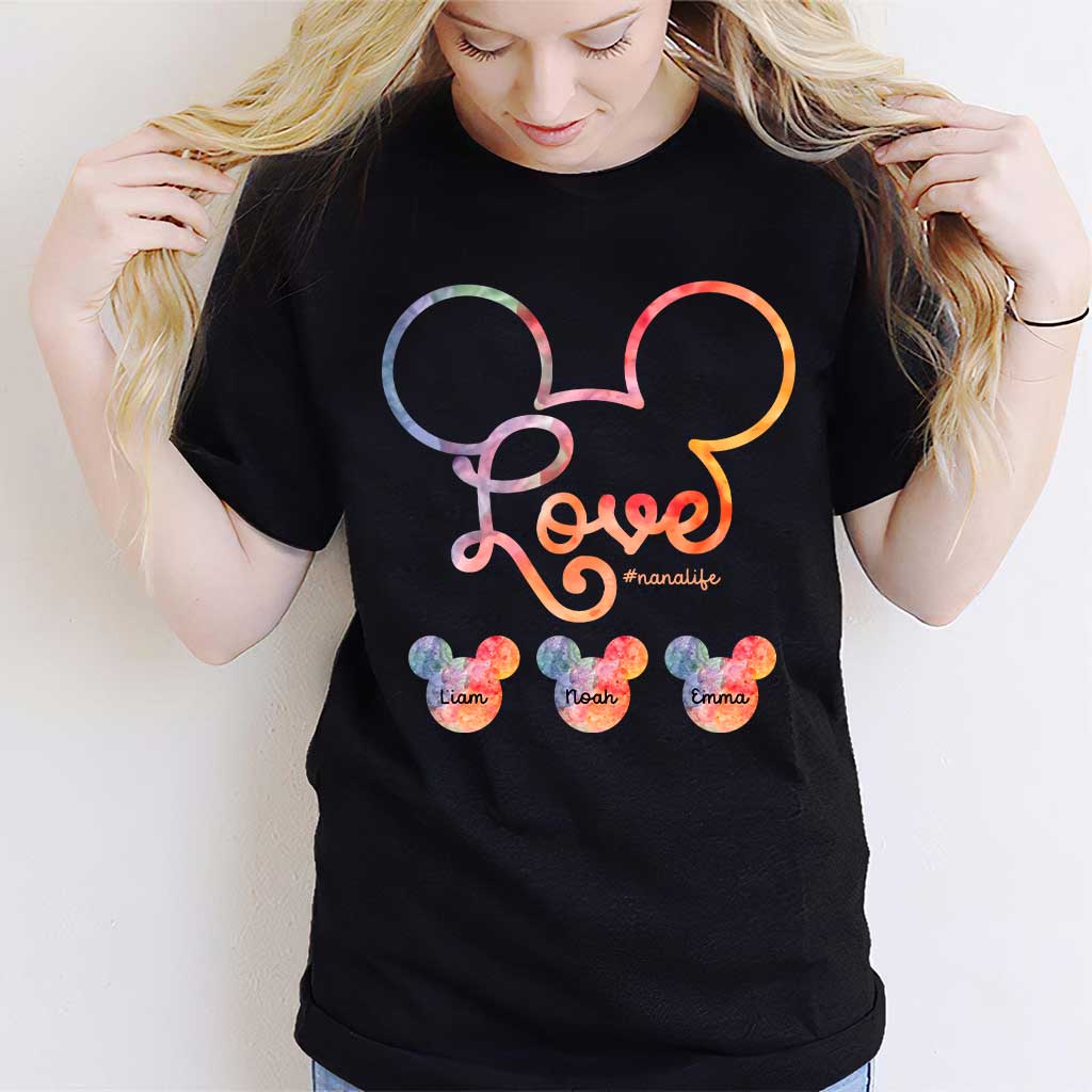 Personalized Grandma T-shirt and Hoodie with Love Design