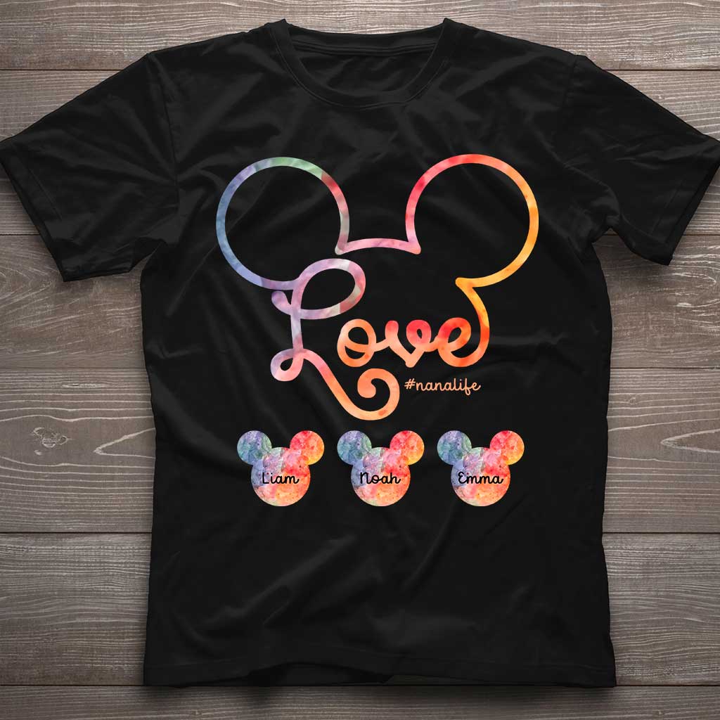 Personalized Grandma T-shirt and Hoodie with Love Design