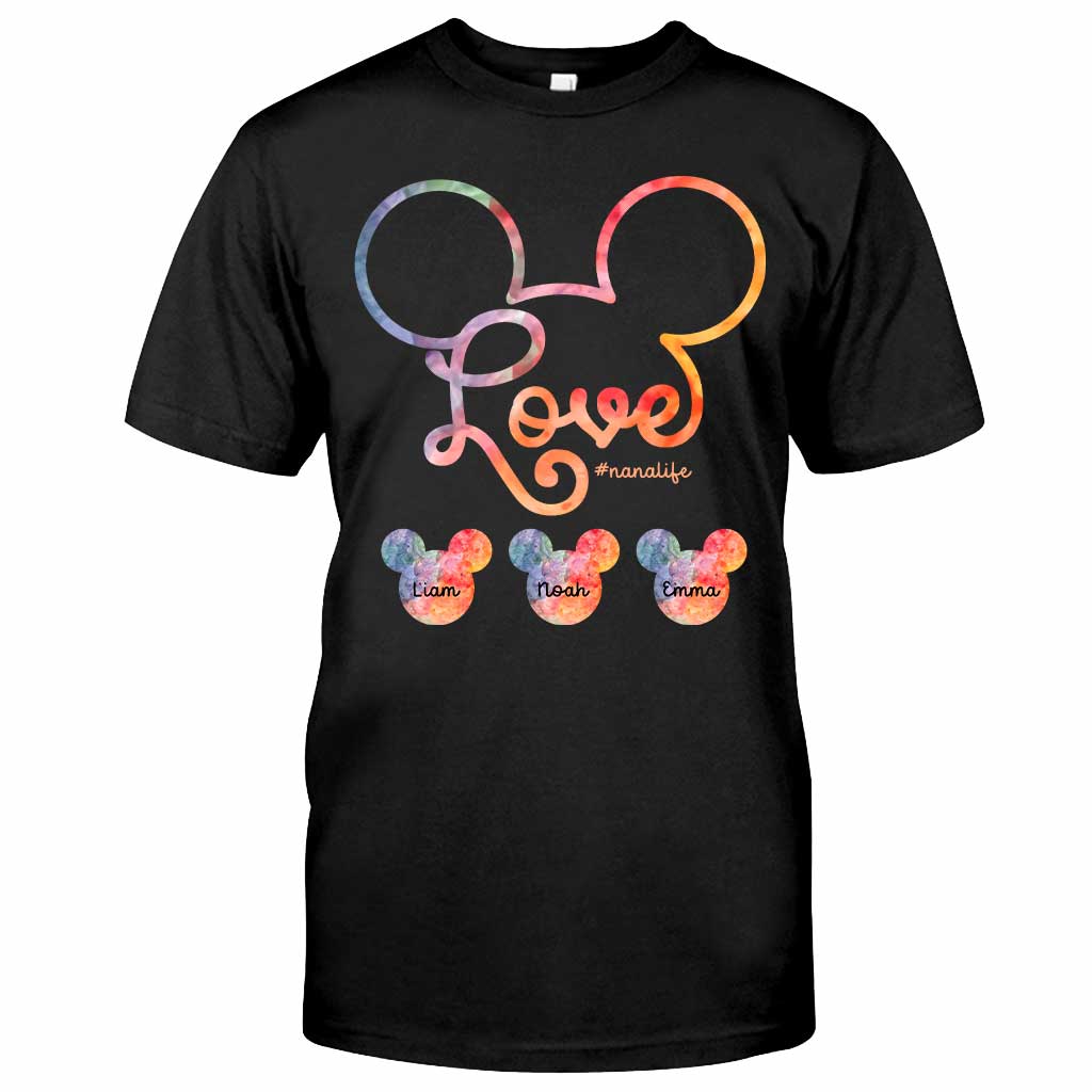 Personalized Grandma T-shirt and Hoodie with Love Design