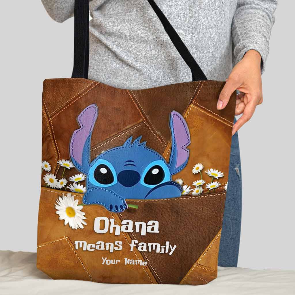 Personalized Family Tote Bag Custom Name Gift for Mom/Dad