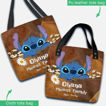 Load image into Gallery viewer, Personalized Family Tote Bag Custom Name Gift for Mom/Dad

