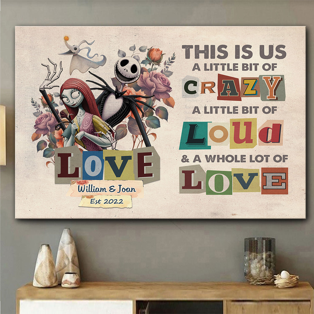 Personalized Canvas Print This Is Us Custom Couple Gift