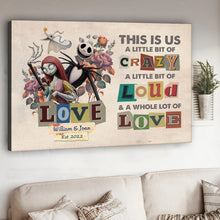 Load image into Gallery viewer, Personalized Canvas Print This Is Us Custom Couple Gift
