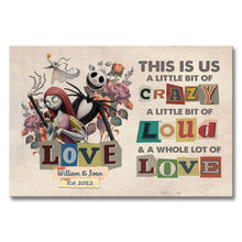 Load image into Gallery viewer, Personalized Canvas Print This Is Us Custom Couple Gift
