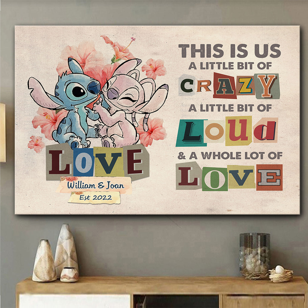 Personalized Canvas Poster for Couples with Names and Dates - Unique Home Decor Gift