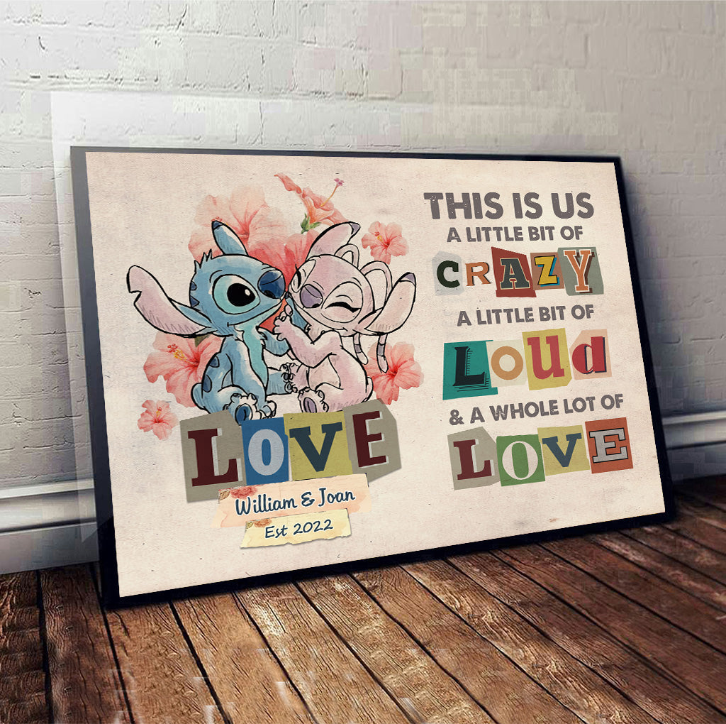 Personalized Canvas Poster for Couples with Names and Dates - Unique Home Decor Gift