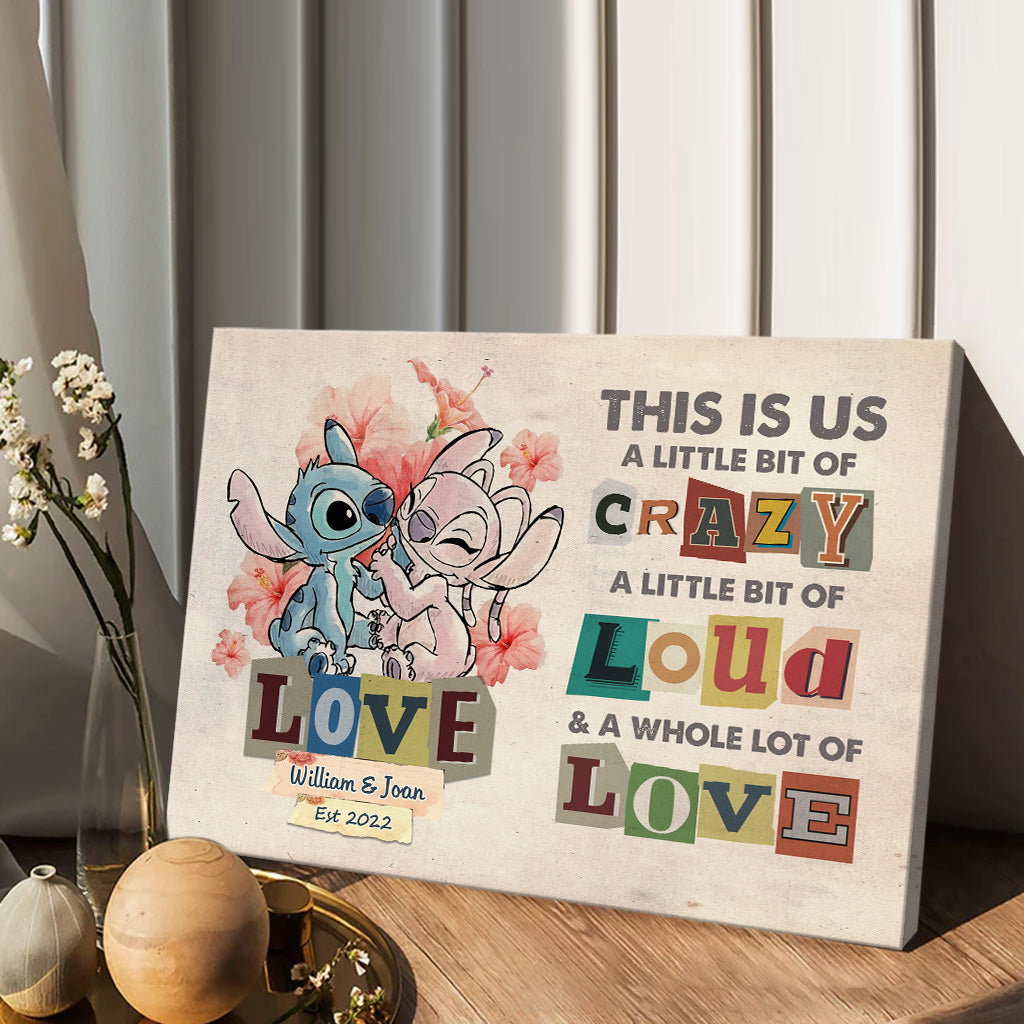 Personalized Canvas Poster for Couples with Names and Dates - Unique Home Decor Gift