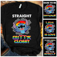Load image into Gallery viewer, Personalized LGBT Support Kid Shirt with Fun Design
