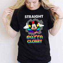 Load image into Gallery viewer, Personalized LGBT Support Kid Shirt Straight Outta Closet
