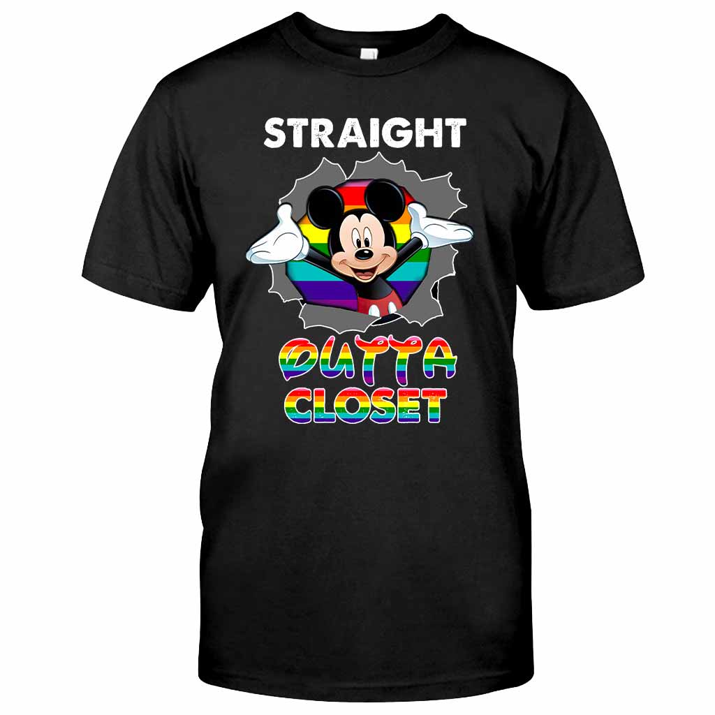 Personalized LGBT Support Kid Shirt Straight Outta Closet